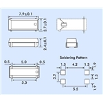 Euroquartz晶振,95SMX(G)晶振,32.768KHZ-955MX(G)±20PPM-12.5PF晶振