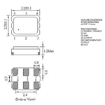Raltron晶振,CL3225晶振,CL3225-155.520-2.5-25-X-T-TR晶振
