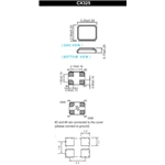 Cardinal晶振,CX325晶振,CX325-Z-A1B2C2100-20.0-D18晶振