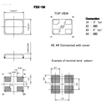 Fujicom晶振,FSX-1M晶振,SMD水晶振动子