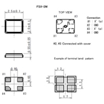 Fujicom晶振,FSX-2M晶振,2520mm无源晶振