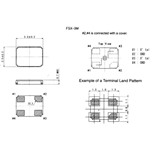 Fujicom晶振,FSX-3M晶振,四脚贴片晶振