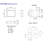 Fujicom晶振,FCO-216晶振,时钟振荡器