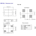 Fujicom晶振,FCO-726晶振,SMD时钟振荡器