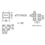 Bomar博马尔晶振,BC63EFI120-30.000000,智能手机6G晶振